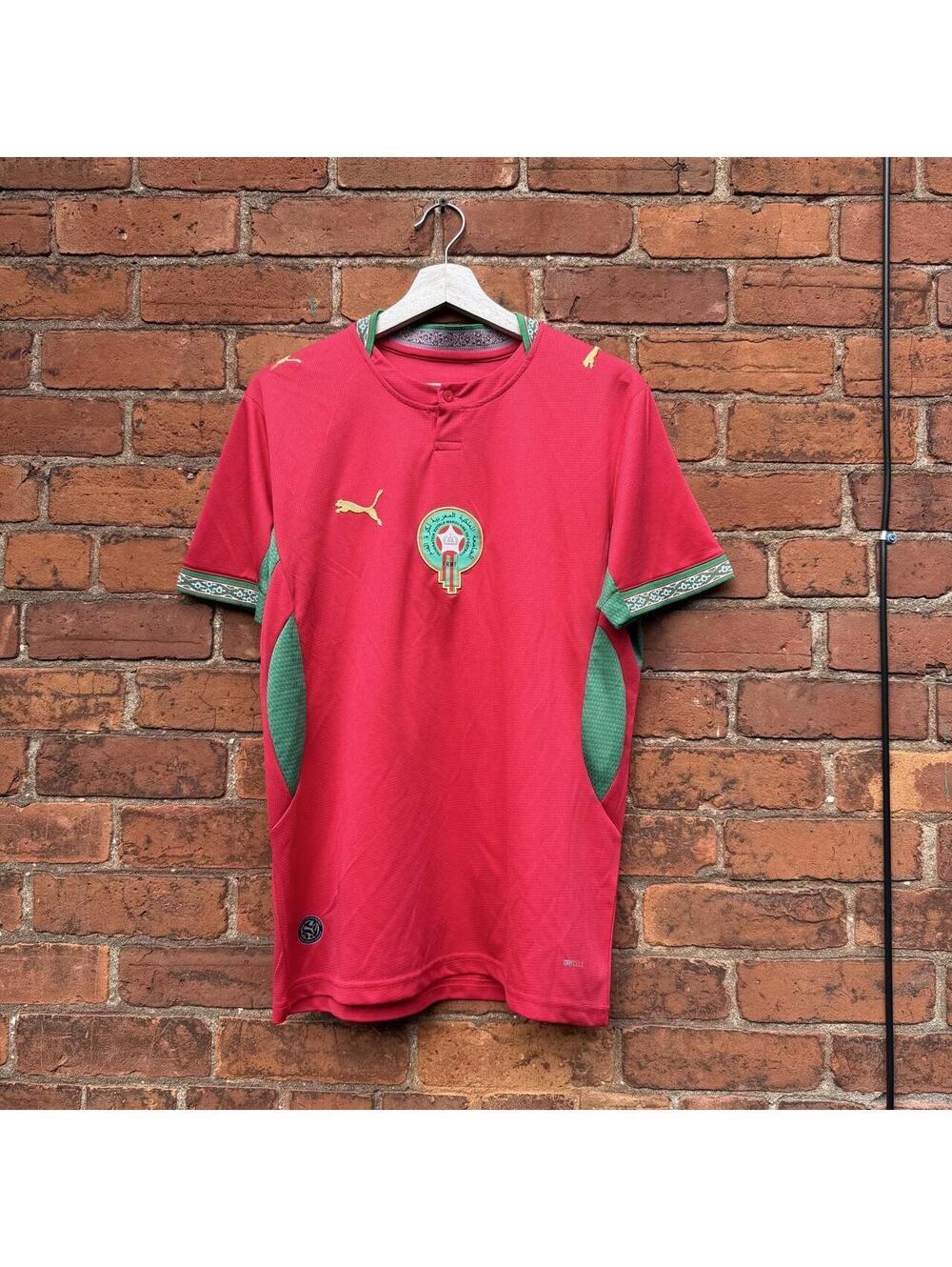 puma Morocco national team soccer jersey M